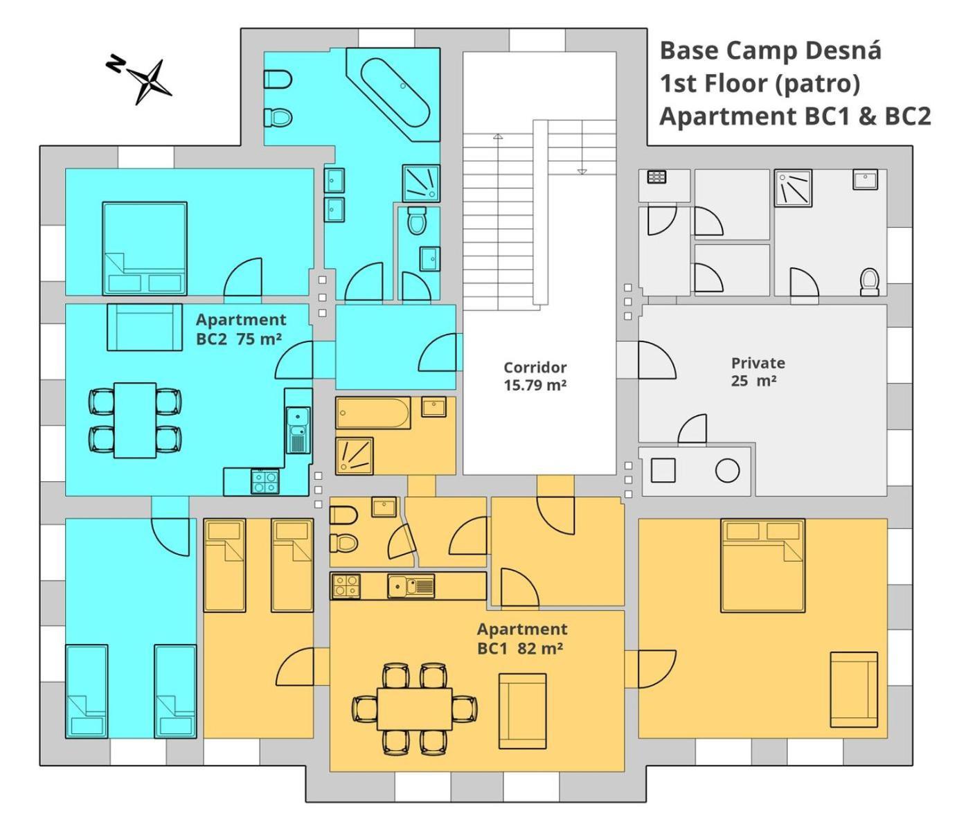 شقة Base Camp Desna الغرفة الصورة